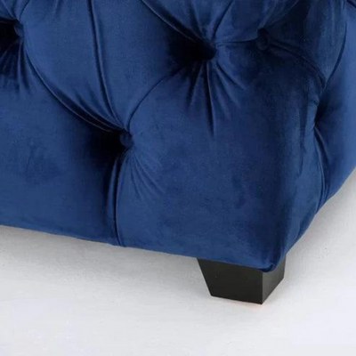 Wide Tufted Modern Bench For Living Room - Image 5