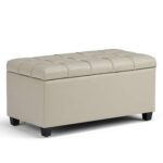 Luper Tufted Storage Bench Ottoman Pouffes with Storage
