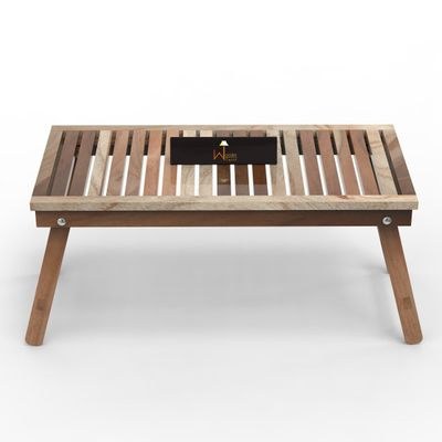 Phelan Foldable Teak Wood Coffee Table ( Teak Finish ) - Image 3