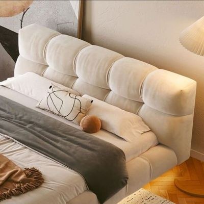 Elegant Classic Bed with LED Light - Super King size 200*200 - Image 3