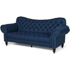Nathan Chesterfield Button Tufted 3 Seater Sofa Set - Image 2