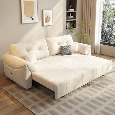 Sofa Bed Retractable Couch, Sofa Convertible Bed - Dark Gray - 190 cm - Image 3