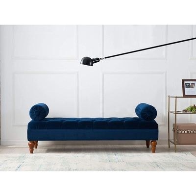 Lewis Bolstered Lounge Entryway Bench Three Seater Sofa diwan Couch Lounger Lounge diwan Settee for Living Room Sofa Set - Image 2