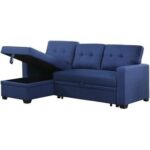 L-Shape Sectional Sleeper Sofa Cum Bed 5 Seater