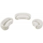 Snug Rounded Back Rich Cream Modern Boucle Sofa