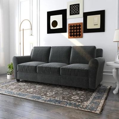 Luxe Velvet Modern 3 Seater Sofa Set - Image 2