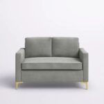 Avión Solid Wood Loveseat 2-Seater Bench with Two Cushions