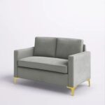 Avión Solid Wood Loveseat 2-Seater Bench with Two Cushions