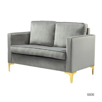 Avión Solid Wood Loveseat 2-Seater Bench with Two Cushions - Image 5