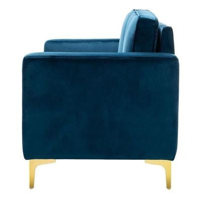 Avión Solid Wood Loveseat 2-Seater Bench with Two Cushions - Image 4