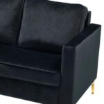 Avión Solid Wood Loveseat 2-Seater Bench with Two Cushions