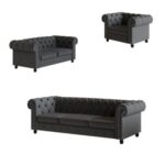 Chesterfield Destro Premium Living Room Sofa Set