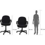 Helena 591-1 Low Back Chair UK Black