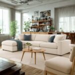 Modernize Relleno L-Shape 4 Piece Sectional Sofa Set