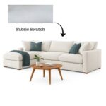 Modernize Relleno L-Shape 4 Piece Sectional Sofa Set Off White
