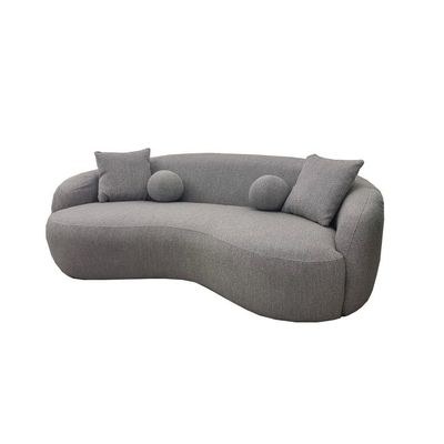 Wave Boucle Fabric Modern 3 Seater Sectional Sofa - Image 3