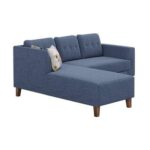 Azul 5 seater Left-Side L Shape Fabric Sofa Set
