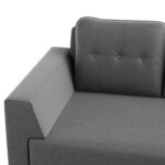 Azul 5 seater Left-Side L Shape Fabric Sofa Set