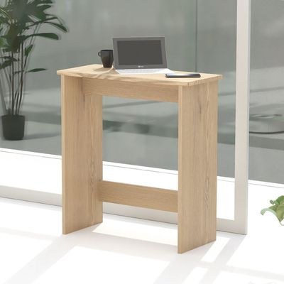 Mahmayi Modern Study Desk with Foot Rest Support, Modern Executive Desks Ideal for Office, Home, Schools, Laptop, Computer Workstation Table - Light Imperia - Image 5