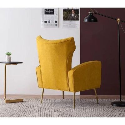 LÍNEA Wide Tufted Velvet Wingback Chair for Living Room - Image 4