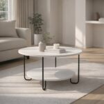 Mourah Corro Coffee Table - White - 2 Years Warranty
