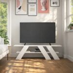 Mourah Fella Tv Stand Up To 55 Inches With Storage - White - 2 Years Warranty