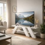 Mourah Fella Tv Stand Up To 55 Inches With Storage - White - 2 Years Warranty