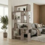 Mourah Karmato Bookcase - Light Mocha - 2 Years Warranty