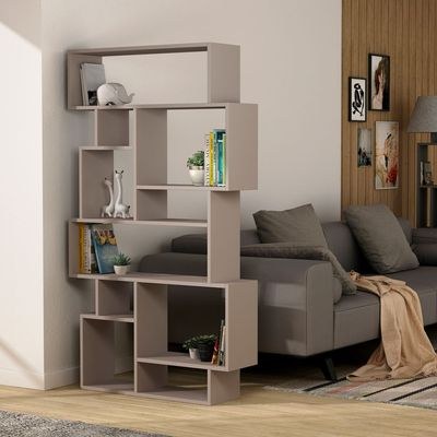 Mourah Karmato Bookcase - Light Mocha - 2 Years Warranty - Image 3