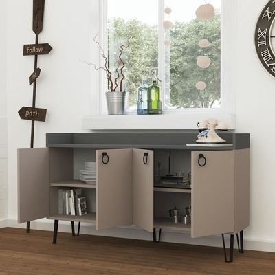 Mourah Dea Console - Light Mocha/Dark Grey - 2 Years Warranty - Image 2