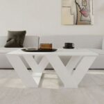 Mourah Pipra Coffee Table - White - 2 Years Warranty
