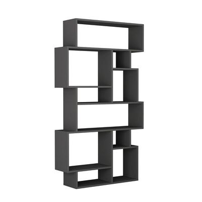 Mourah Karmato Bookcase - Dark Grey - 2 Years Warranty - Image 4