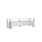 Mourah Cornea Tv Stand Up To 60 Inches With Storage - White - 2 Years Warranty