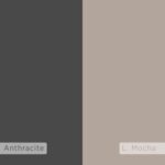 Mourah Mito Bookcase - Dark Grey/Light Mocha - 2 Years Warranty