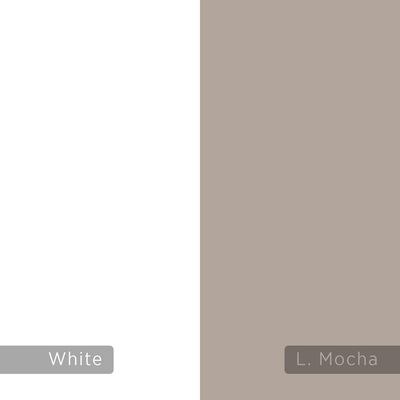 Mourah Honey Working Table With Storage - White/Light Mocha - 2 Years Warranty - Image 4