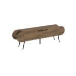 Mourah Capsule Tv Stand Up To 65 Inches With Storage - Brown - 2 Years Warranty