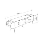 Mourah Capsule Tv Stand Up To 65 Inches With Storage - Brown - 2 Years Warranty