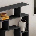 Mourah Labirent Bookcase - Dark Grey - 2 Years Warranty