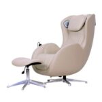 Nourest Orion 3D Rocking Recline Massage chair With Ottoman and Heating Therapy-Beige