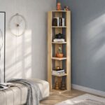 Mourah Nati Corner Bookcase - Oak - 2 Years Warranty