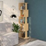 Mourah Piri Bookcase - Oak/Oak - 2 Years Warranty