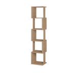 Mourah Piri Bookcase - Oak/Oak - 2 Years Warranty