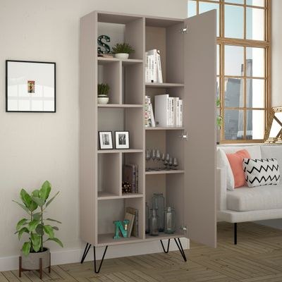 Mourah Jedda Bookcase - Light Mocha/Light Mocha - 2 Years Warranty - Image 4