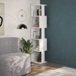 Mourah Piri Bookcase - White/White - 2 Years Warranty