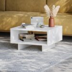 Mourah Hola Coffee Table White/White - 2 Years Warranty