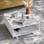 Mourah Hola Coffee Table White/White - 2 Years Warranty