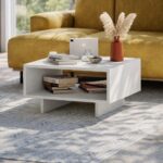 Mourah Hola Coffee Table White/White - 2 Years Warranty