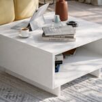 Mourah Hola Coffee Table White/White - 2 Years Warranty