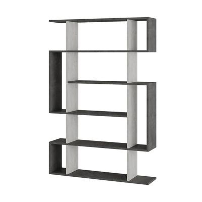 Mourah Mito Bookcase - Retro Grey/Ancient White - 2 Years Warranty - Image 2
