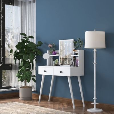 Home Canvas GlamourGaze Dressing Unit White - Image 2